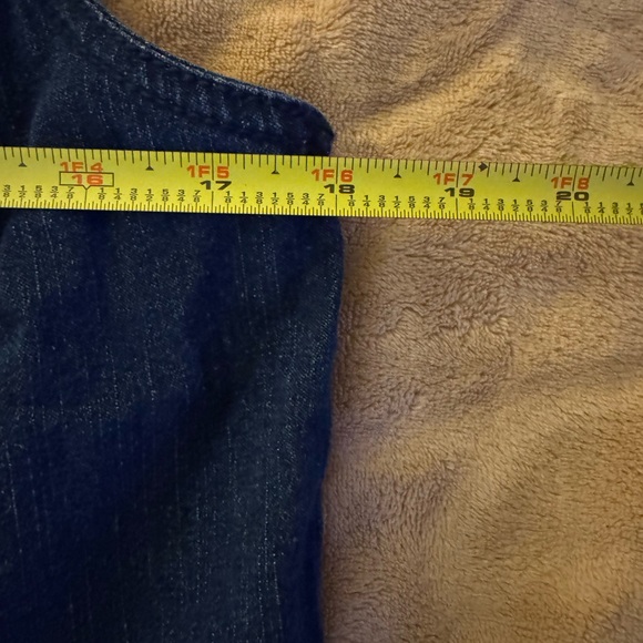 Denim & Co. Stretch Denim Embroidered
Button Front Vest XS - Picture 14 of 14